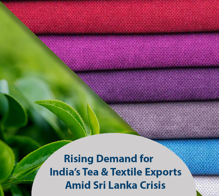 Rising Demand for India’s Tea & Textile Exports Amid Sri Lanka Crisis